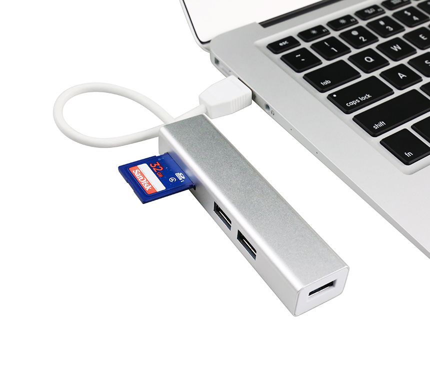 H3407 USB 3.0 Card Reader for SD/TF Cards
